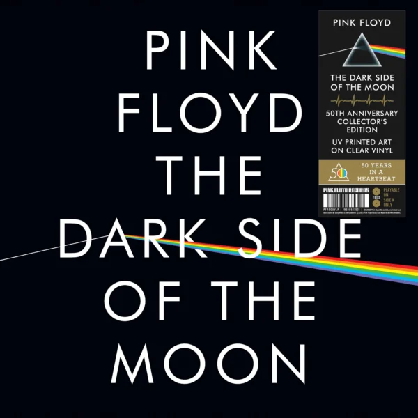 Pink Floyd - The Dark Side of the Moon 50th Anniversary Collector's Edition (UV printed art on Clear vinyl)