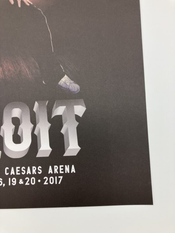Kid Rock - Inaugural show Little Caesars Arena Poster Sept. 12, 13, 15, 16, 19, & 20, 2017 - Image 4