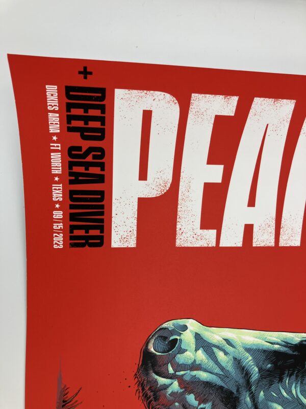 Pearl Jam - Tour Poster 9/15/2023 Dickies Arena FT Worth, TX - Image 2