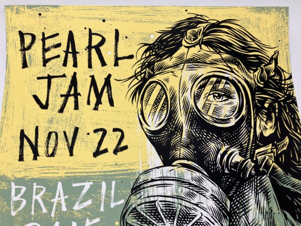 Pear Jam - Tour Poster 11/22/2015 Maracana Stadium Rio De Janeiro, Brazil - Image 2