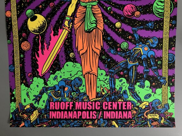 Pearl Jam - Noblesville, IN August 26, 2024 Limited Dark MatterTour Poster Artist Brian Romero - Image 4