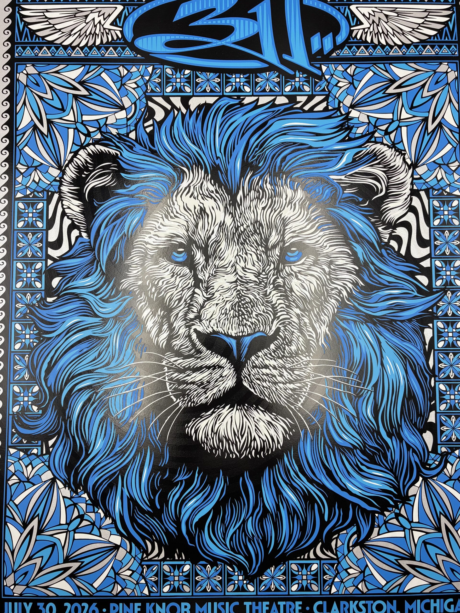 311 - Limited Edition Tour Poster Clarkston, MI 7-30-26 #31/113, Artist- Todd Slater
